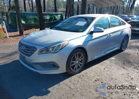 2015 Hyundai Sonata Sport 2.0T from USA, damaged, VIN 5NPE34AB8FH208806